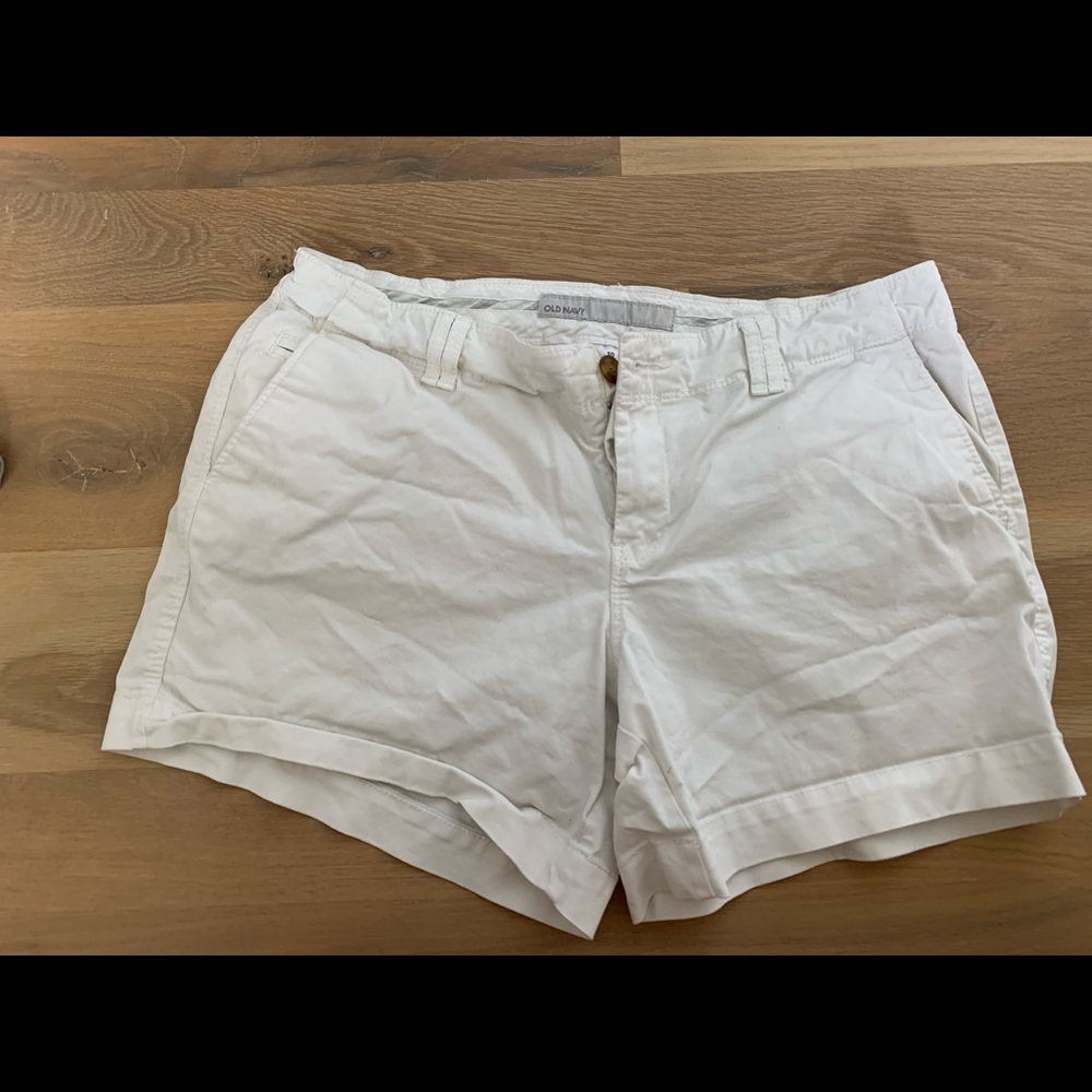 Old Navy light khaki shorts - Size 10
